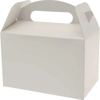 Party dekorace Bílý Párty box 6 ks (Bílý Párty box 6 ks)