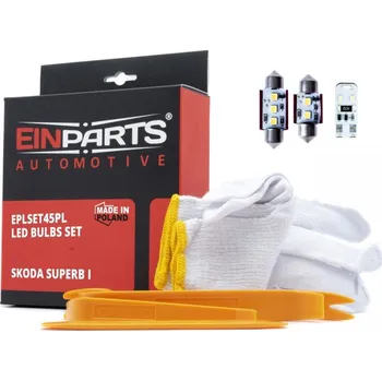 Osvětlení interiéru vozidel 17 ks led osvětlení interiéru Škoda Superb I (kompletní montážní sada)