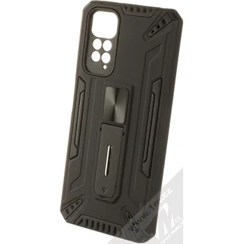 Pouzdro na mobilní telefon 1Mcz Armor Stand odolný ochranný kryt se stojánkem pro Xiaomi Redmi Note 11 (Global version), Redmi Note 11S (Global version) černá (black)