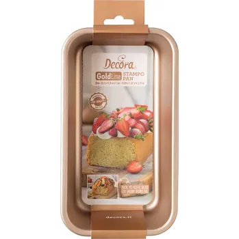 Forma na pečení Dortová forma na pečení nepřilnavá, růžovo-zlatá Decora de0070101