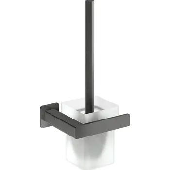 WC štětka Omnires NELSON NL80620GR Záchodová štětka, grafit