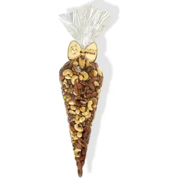 Nutworld.cz Ořechový kornout velký 500g naturální směs ořechů