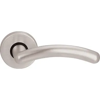 Dveřní kování Twin Rozetová klika LEKO CLUB / Nikl kartáčovaný Rozeta na bezpečnostní klíč /PZ/