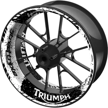 Polep vozidla jednodílné polepy na kola TRIUMPH Street Triple