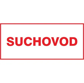 Značka Suchovod, samolepicí fólie, 100 × 210 mm