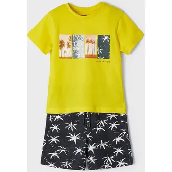 Chlapecký komplet - triko, kraťasy Mayoral 3655, žlutá Rozměr: 134