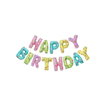 Balónek Nafukovací balonky - HAPPY BIRTHDAY