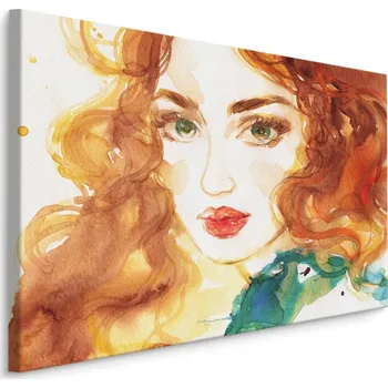 MyBestHome BOX Plátno Portrét Rusovlasé Ženy Varianta: 40x30