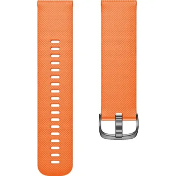 Řemínek na hodinky Silikonový řemínek Ricardo 22mm (pro Garmin Venu 3, Forerunner 265, Vívoactive 4 aj.), oranžový V1, Quick Release