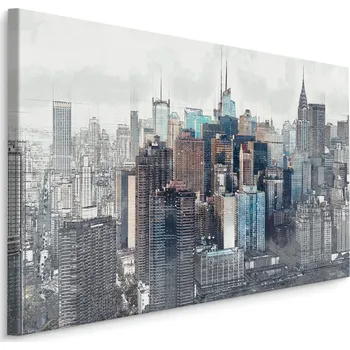 Plátno Panorama Města New Yorku Varianta: 40x30