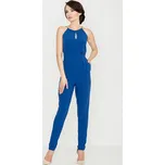 Dámský elegantní modrý overal K338 Velikost: L