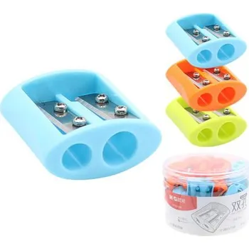 Pastelka Ořezávatko plastové M&G dvojité - mix barev