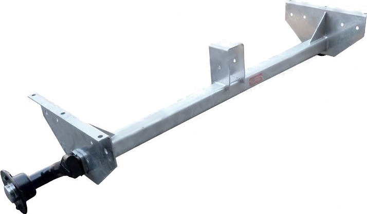 Náprava KNOTT VG 7-L (750 kg) b=1237 mm (100x4), vysoké patky