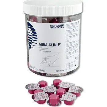 Mira-Clin P leštící pasta v kalíškách, 200 x 2g