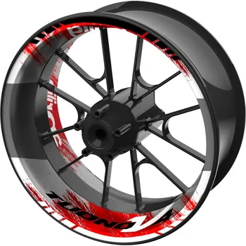 Polep vozidla dvoudílné polepy na kola Aprilia Tuono V4