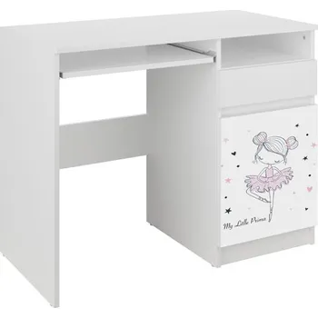 Dětský stůl Dětský psací stůl N35 - RŮŽOVÁ BALETKA