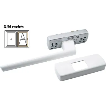 Dveřní kování SIEGENIA Klika pro posuvně sklopné PSK200/GH dveře, bílá pravá