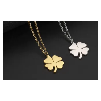 Náhrdelník Náhrdelník čtyřlístek pro štěstí , Varianta Stříbrná