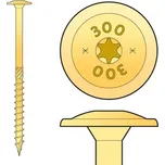 Konstrukční vrut do dřeva s talířovou hlavou 8×240 mm (50 ks/balení)