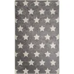 Dětský koberec Stars 140x190 cm šedý