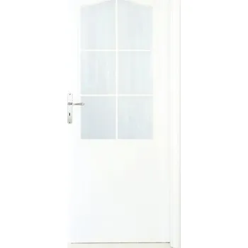 Interiérové dveře Single 2 prosklené 80 L bílé