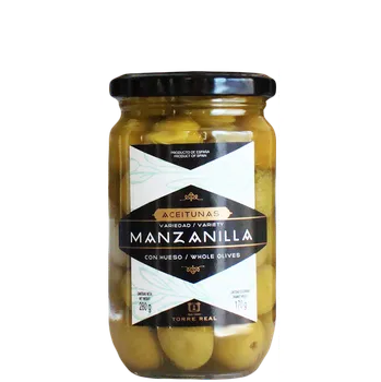 Torres Manzanilla olivy 280g s peckou