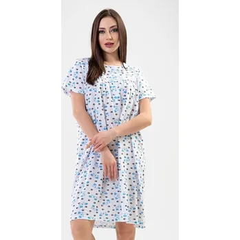 Dámská noční košile Dámská noční košile s krátkým rukávem Monika růžová M