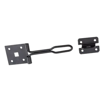 Tesařské kování DOMAX ZWD 155 Petlice se skobou z válcovaného drátu C 155x45x1,4 černá