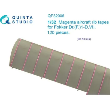Plastikový model Quinta studio 1/32 Magenta rib tapes Fokker Dr.(F.) I -D.VII