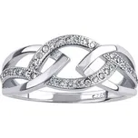 Prsten ELISA ze stříbra s micro zirconia velikost obvod 51 mm JJJR0222-obvod 51 mm