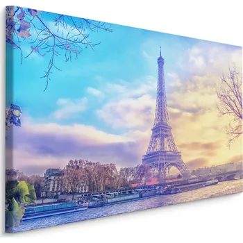 Plátno Eiffelova Věž Při Západu Slunce Varianta: 40x30