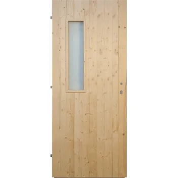 Interiérové dveře Hrdinka Palubkové dveře Vista - panty 70 cm Levé