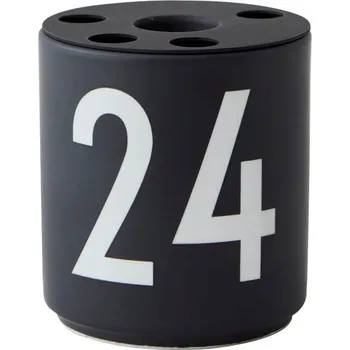 Svícen Černý porcelánový svícen Design Letters ID_1456134