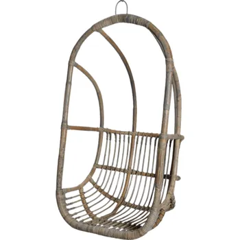 Hitra Ratanová závěsná KLEC HANGSTOEL grey bez polstru