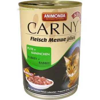 Krmivo pro kočku Animonda konzerva CARNY Adult - krůta, králík 400g
