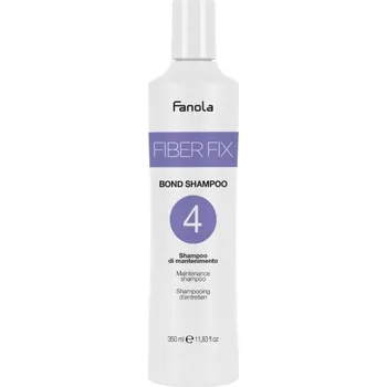 Šampon Fanola Fiber Fix Bond Shampoo 4 - Šampon pro barvené nebo poškozené vlasy 350 ml