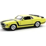 Welly Ford Mustang Boss 302 (1970) Žlutý 1:24