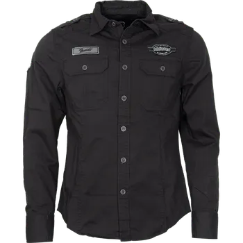 Pánská košile Košile Luis Vintageshirt Long Sleeve černá L