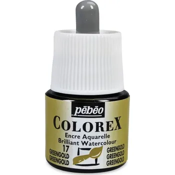 PEBEO akvarelový inkoust Colorex, Green gold 17