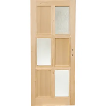 Interiérové dveře Hrdinka Kazetové dveře Kara E 90 cm Pravé