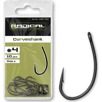 Rybářský háček Háčky Radical Curveshank Titan X 10ks #2
