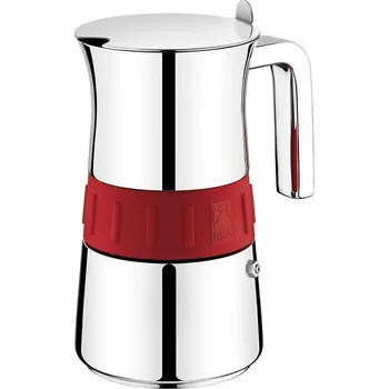 Moka konvice Monix Moka konvice Elegance red- 4 šálky