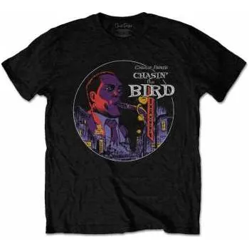 Pánské tričko Merch Charlie Parker: Tričko Chasin' The Bird Hollywood M