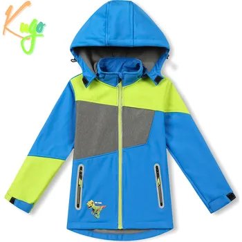 Chlapecké oblečení Chlapecká softshellová bunda, zateplená - KUGO HK2525, modrá Barva: Modrá, Velikost: 110