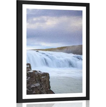 Plakát Dovido Plakát na paspartu islandské vodopády