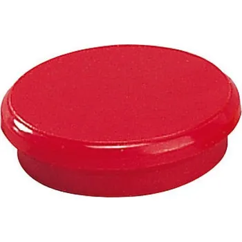 Dekorativní magnet Magnety kulaté, 24 mm, 6 kusů, červené