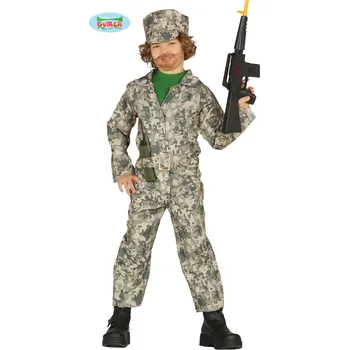 Guirca Dětské vojenské maskáče Velikost: 7 – 9 let