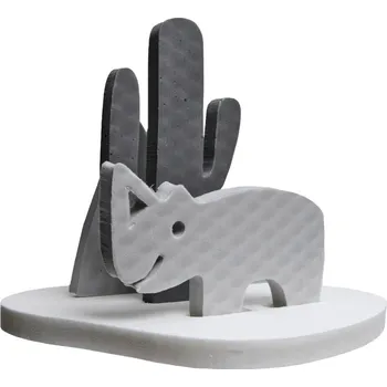 Pěnový ostrůvek s nosorožcem (vodolepky) 00/81/80/90