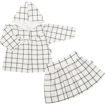 Kojenecká souprava 2-dílný komplet pro holčičku New Baby Cool Girls bílá, vel. 74 (6-9m)