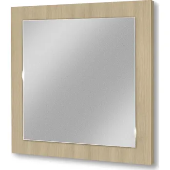 Zrcadlo Nabytekmorava Zrcadlo 75x75 PR 11 barva lamina: dub sonoma